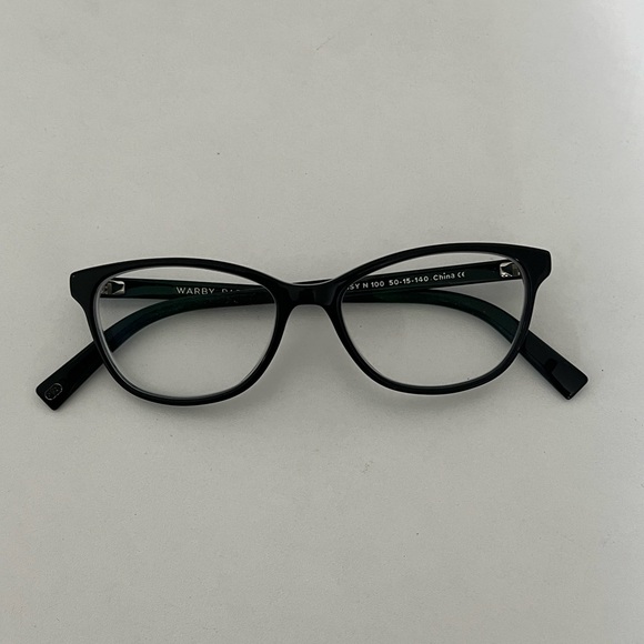 Warby Parker Black Daisy Full-Rim Glasses - Picture 1 of 3